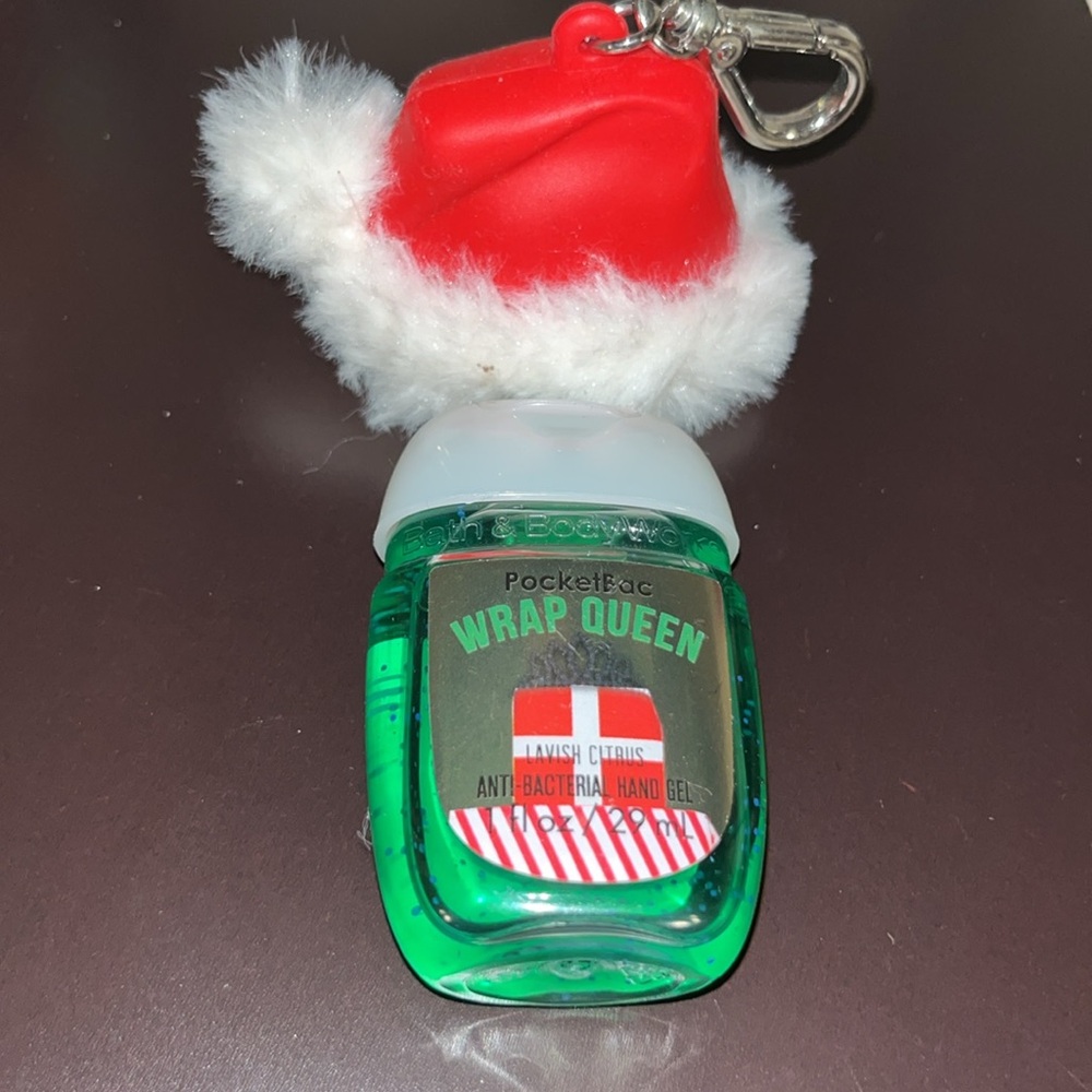 Pocketbac Wrap Queen Lavish Citrus Anti-Bacterial Hand Gel Sanitizer & Key Chain